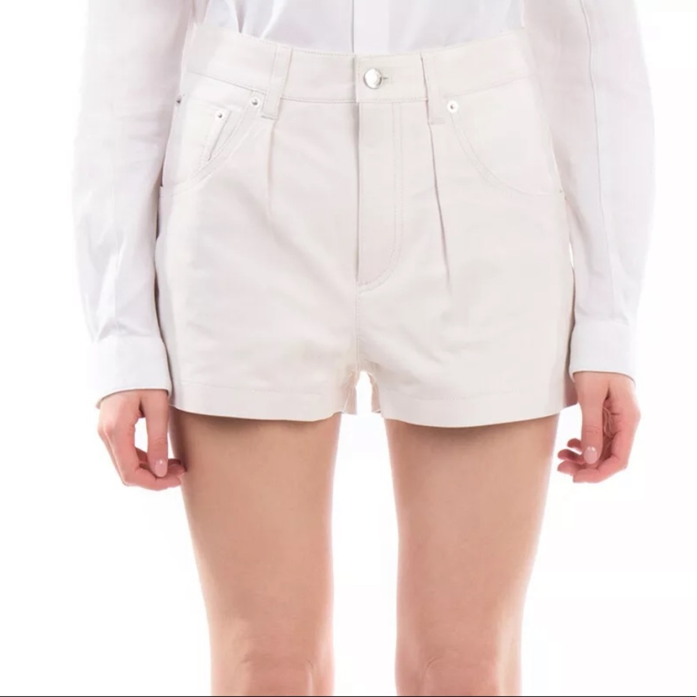 Iro Lamb Leather Shorts NWT